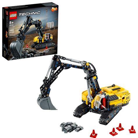 lego technic mini digger|big construction lego technic sets.